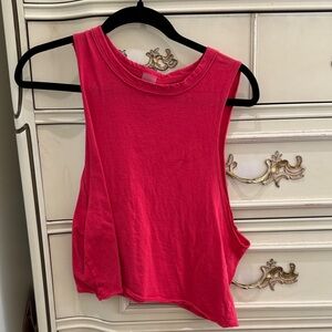 Altar'd State Vibrant Pink Muscle Tee